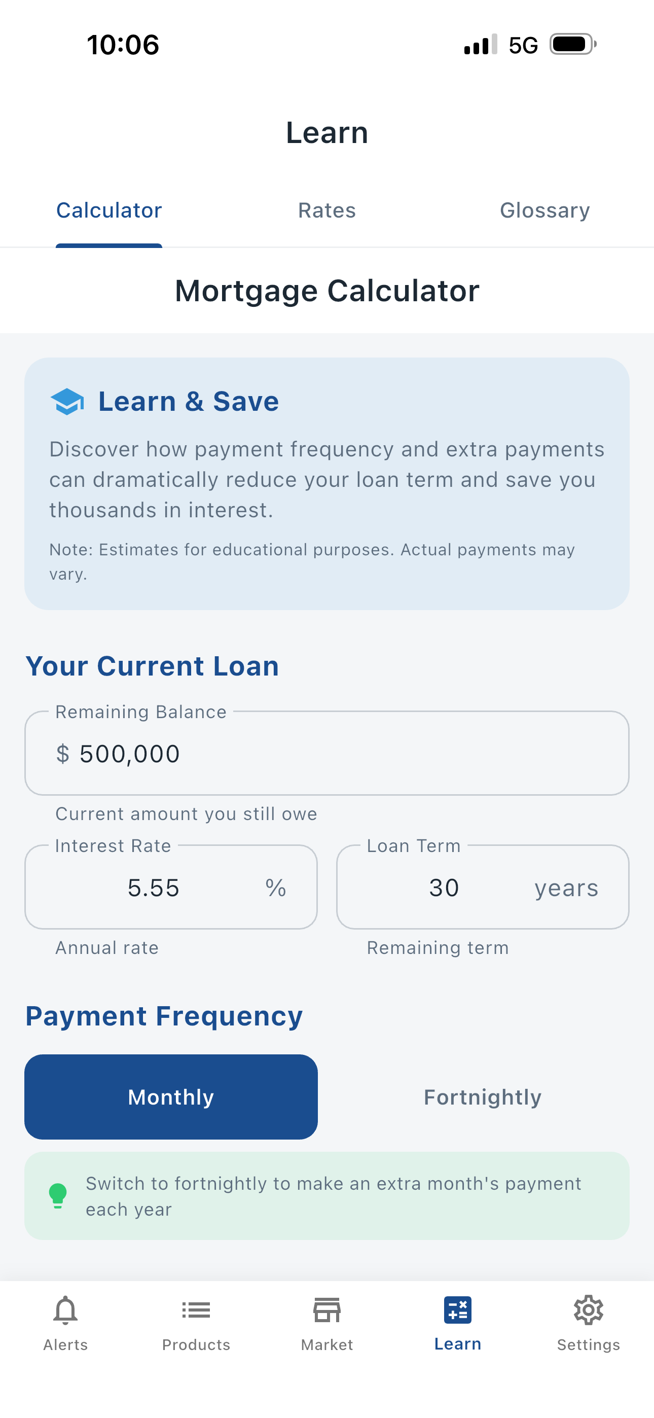 Mortgage Calculator screenshot